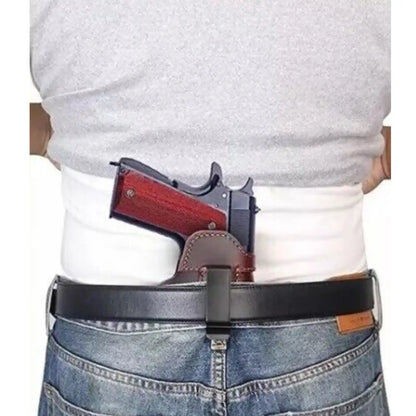 Right Handed Brown Leather Concealed Carry Holster