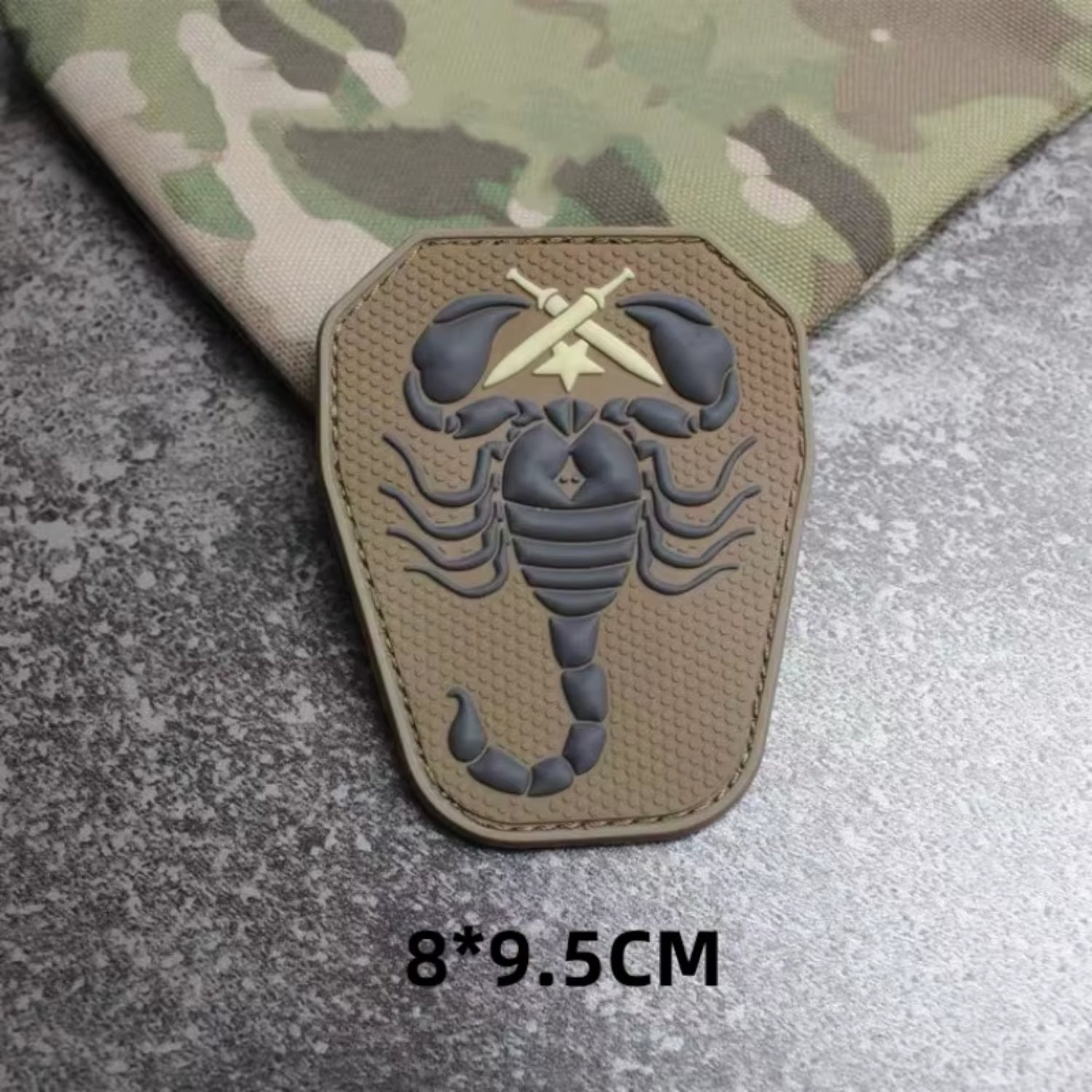 Scorpion Tactical Morale Patches Tan Color