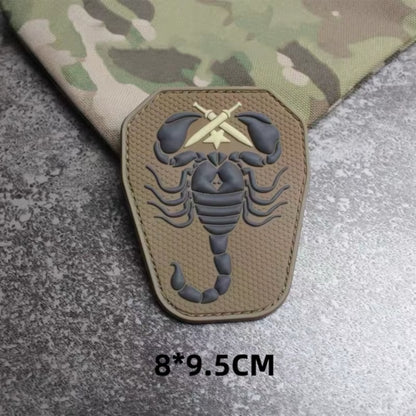 Scorpion Tactical Morale Patches Tan Color