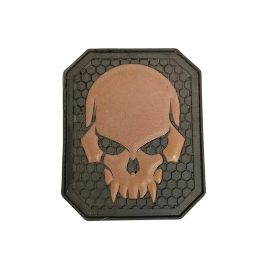 Skull Tactical Morale Patch - Tan