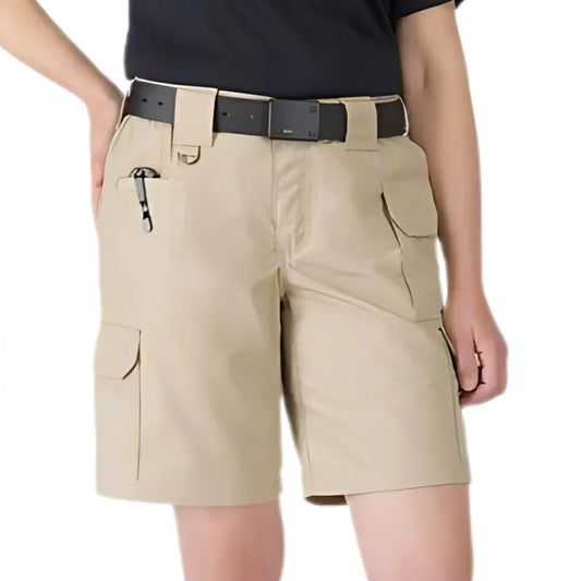 Tactical Cotton Ripstop Shorts - Khaki