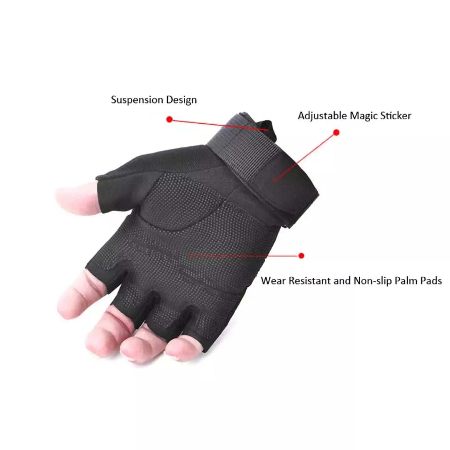 Tactical Cycling Half-Finger Gloves
