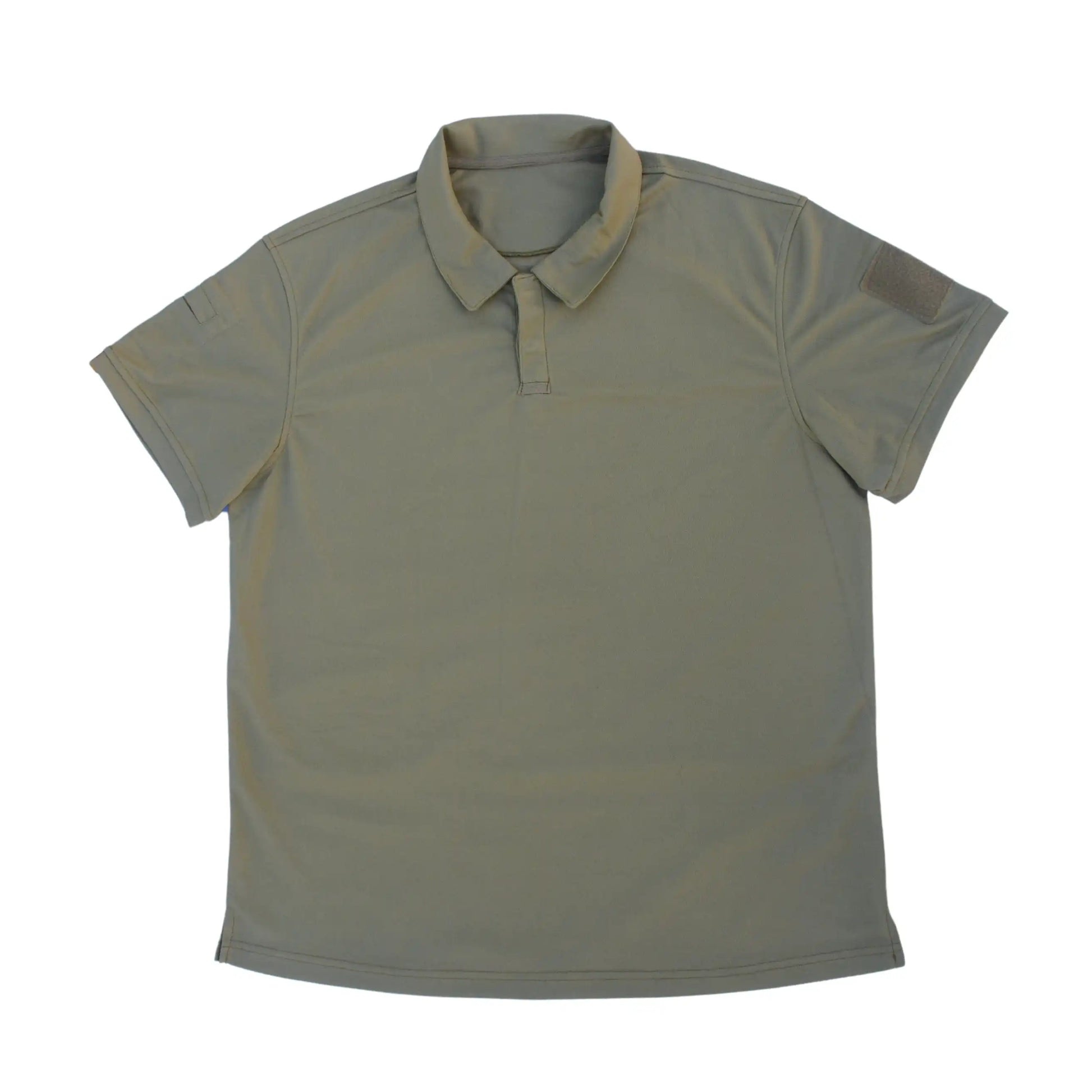 Tactical Conifer Green Polo Shirt with Sleeves Pockets