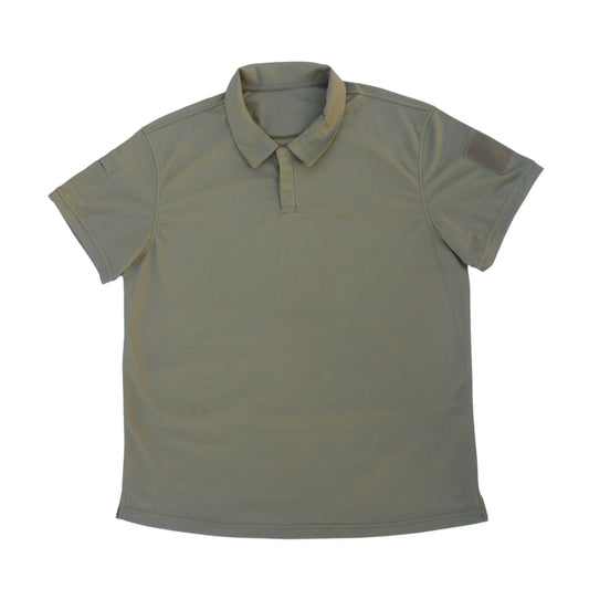 Tactical Conifer Green Polo Shirt with Sleeves Pockets