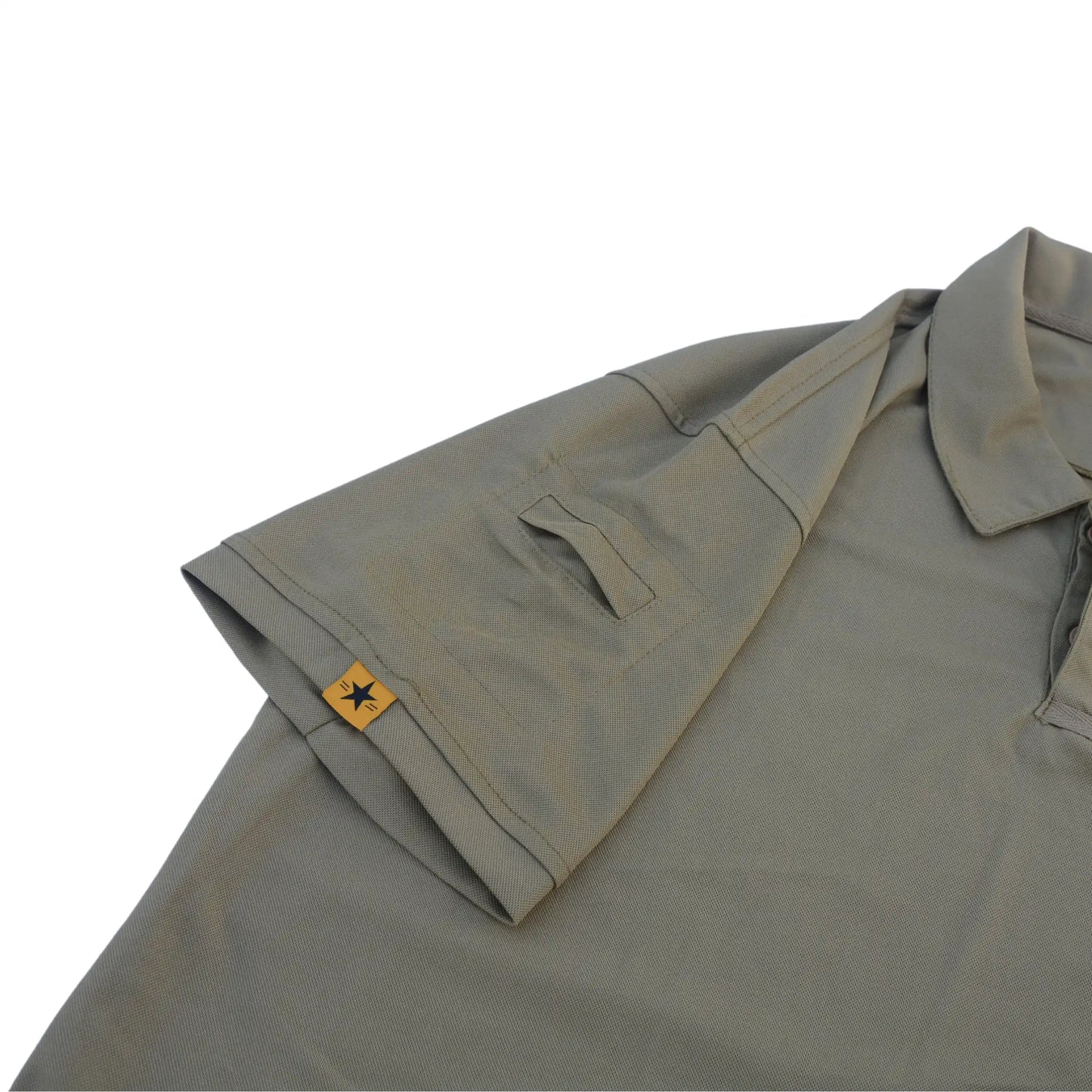 Tactical Conifer Green Polo Shirt with Sleeves Pockets