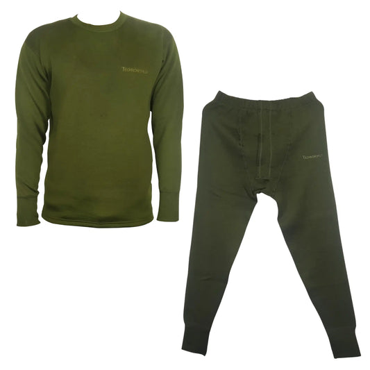 Technoworld Men Thermal Suit - Green