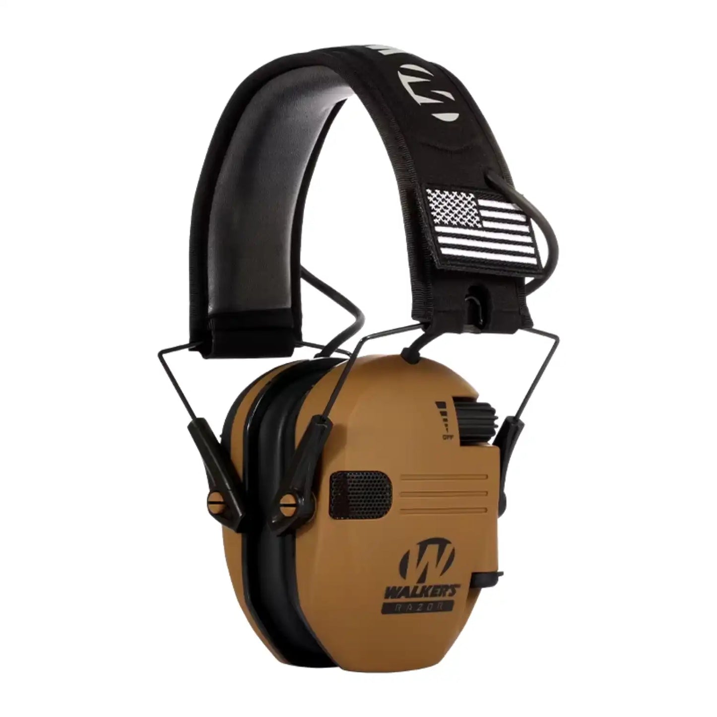 Walker's Lightweight Soundproof Earmuffs For Shooting and Hunting - Tan