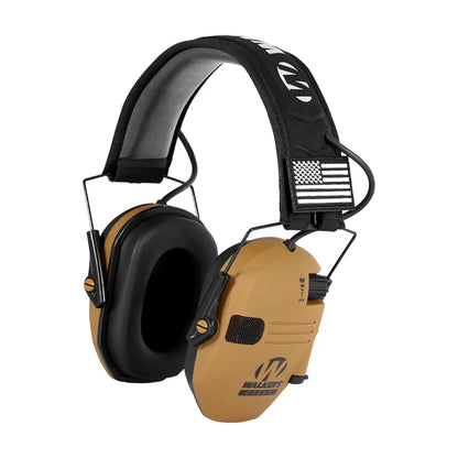 Walker's Lightweight Soundproof Earmuffs For Shooting and Hunting - Khaki
