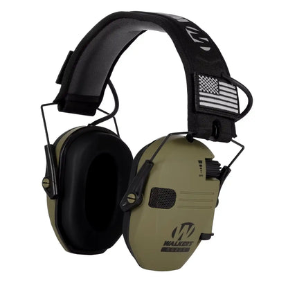 Walker's Lightweight Soundproof Earmuffs For Shooting and Hunting - Green