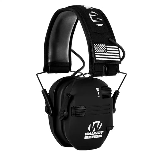 Walker's Lightweight Soundproof Earmuffs For Shooting and Hunting - Black