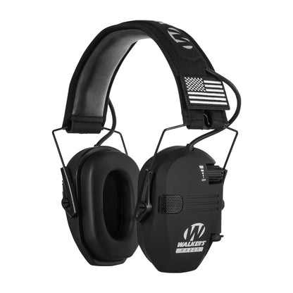 Walker's Lightweight Soundproof Earmuffs For Shooting and Hunting - Black