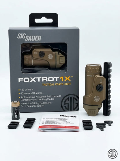 SIG SAUER FOXTROT1X Tactical Light Super bright 450 Lumens